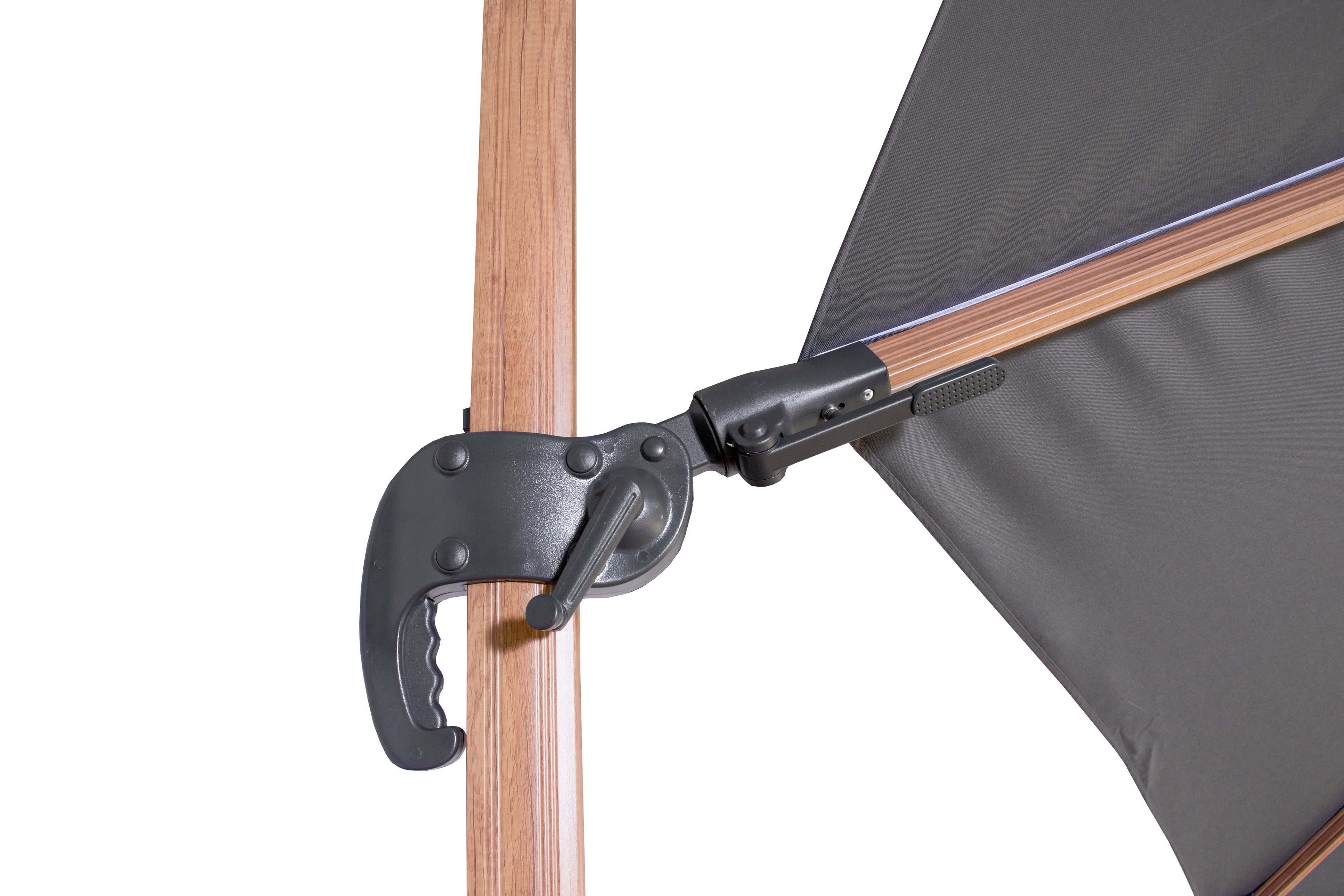 Jamaica Ampelschirm 3x3m, anthrazit