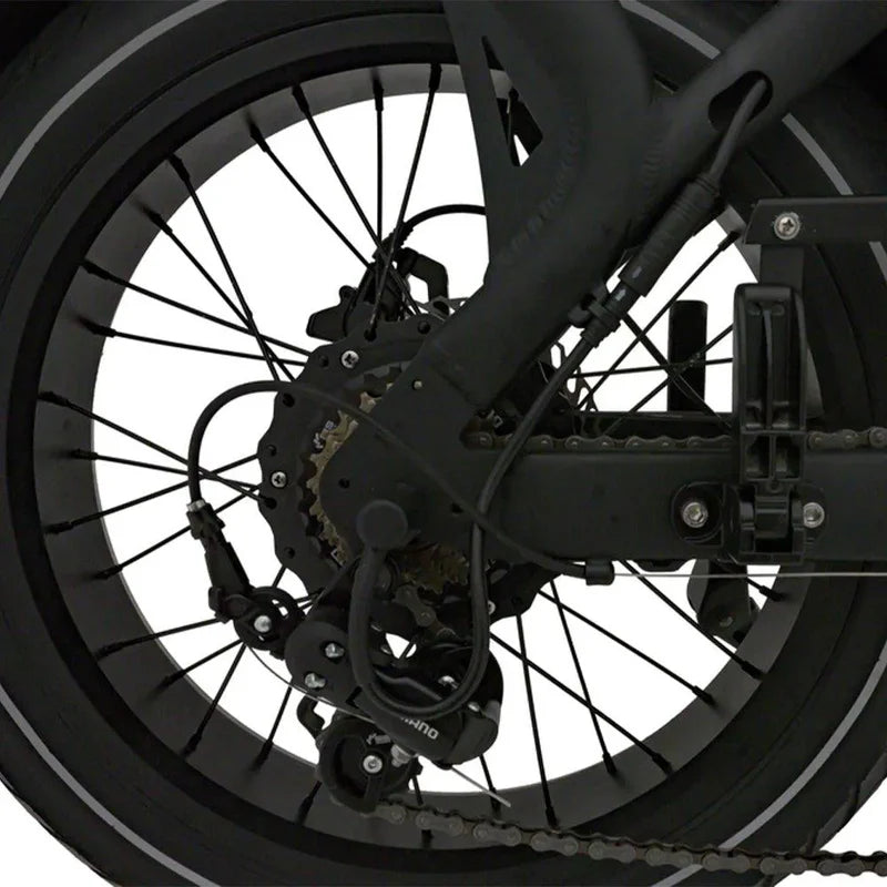 KNAAP AMS X Fatbike – 250 W Motor, Samsung Akku, 20 Zoll, Shimano 7-Gang, hydraulische Scheibenbremsen, bis 140 km Reichweite