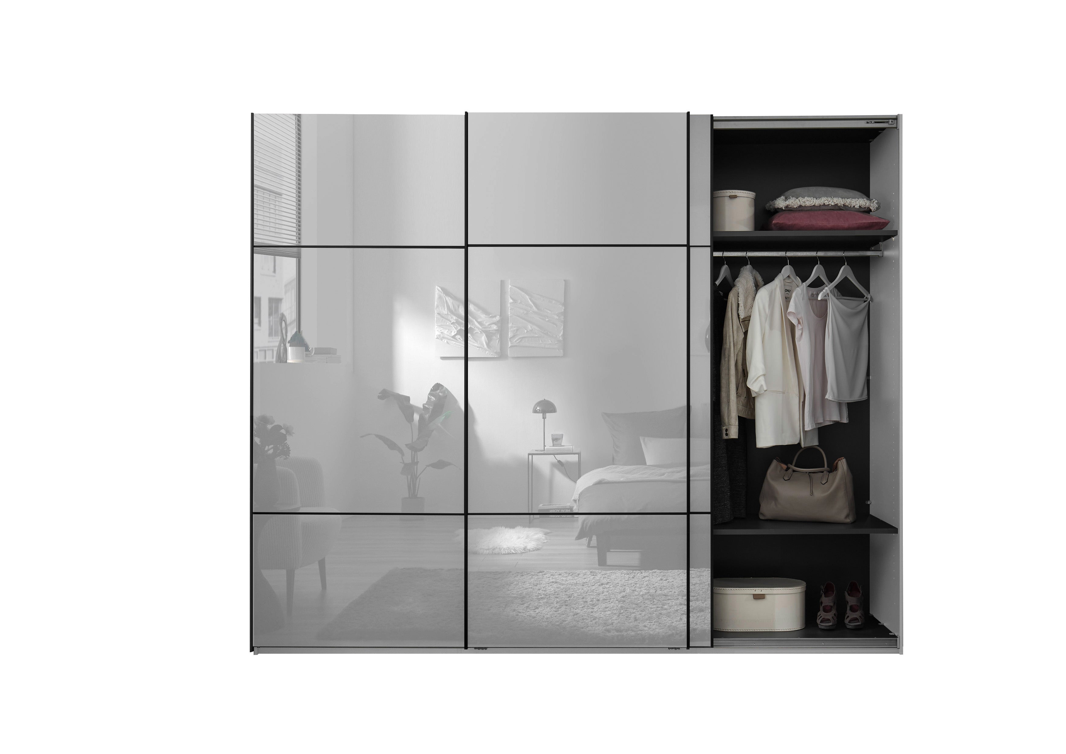 Schwebetürenschrank 3-türig