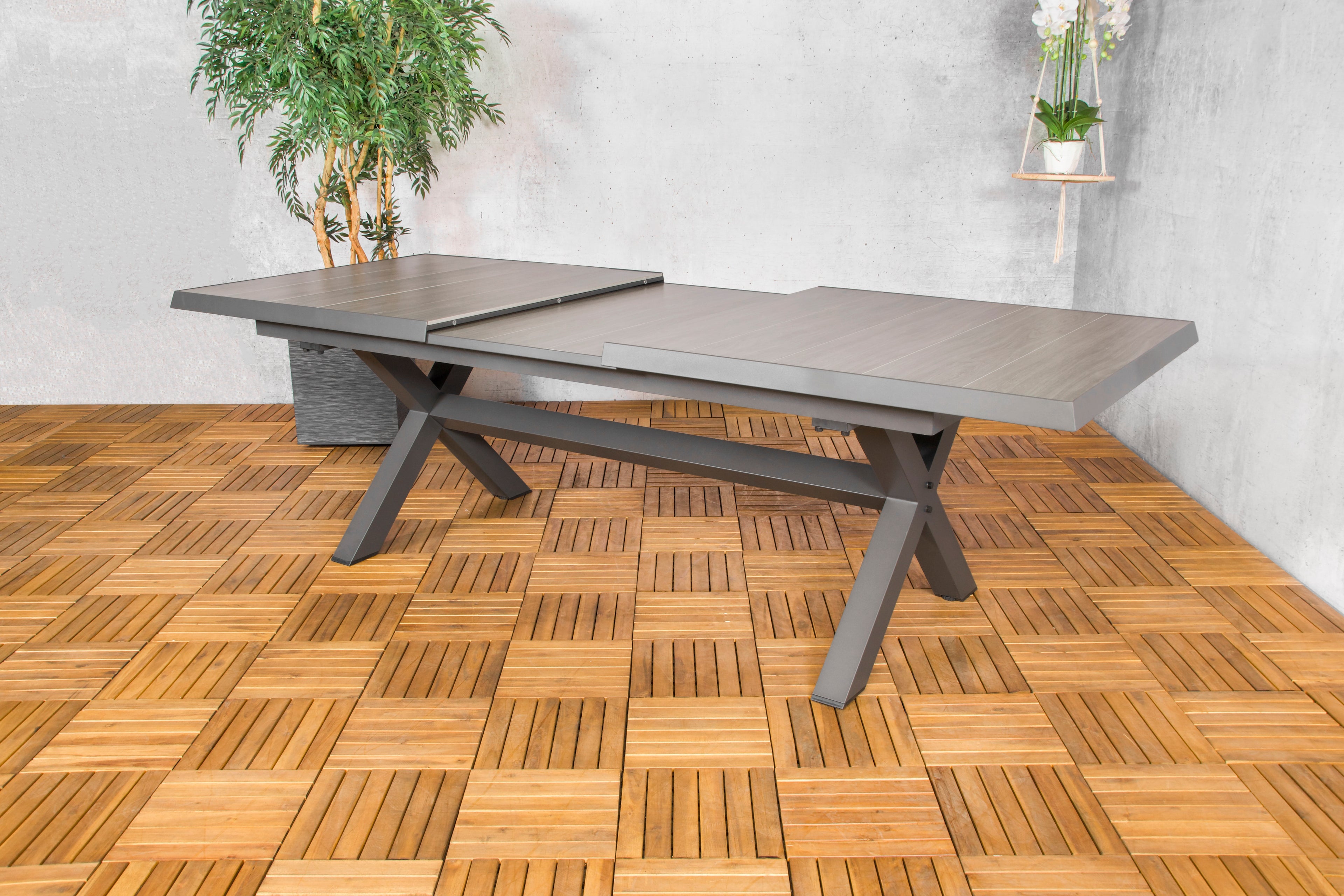 Monaco ausziehbarer Gartentisch 207/269 cm