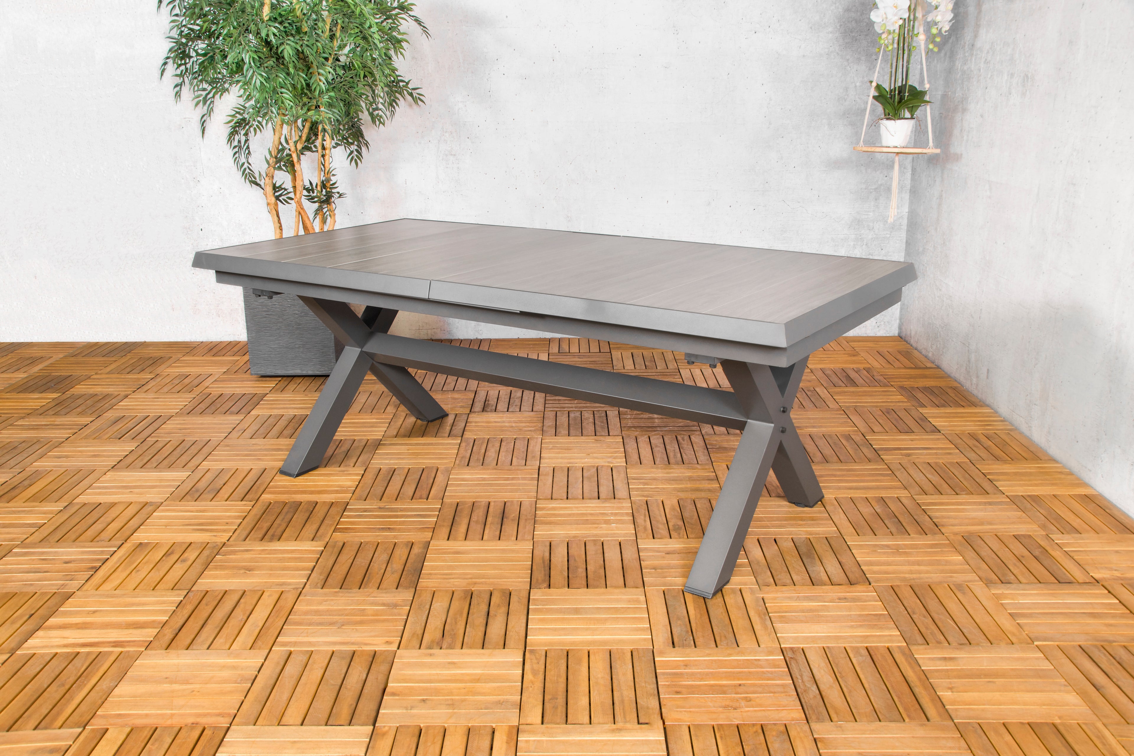 Monaco ausziehbarer Gartentisch 207/269 cm