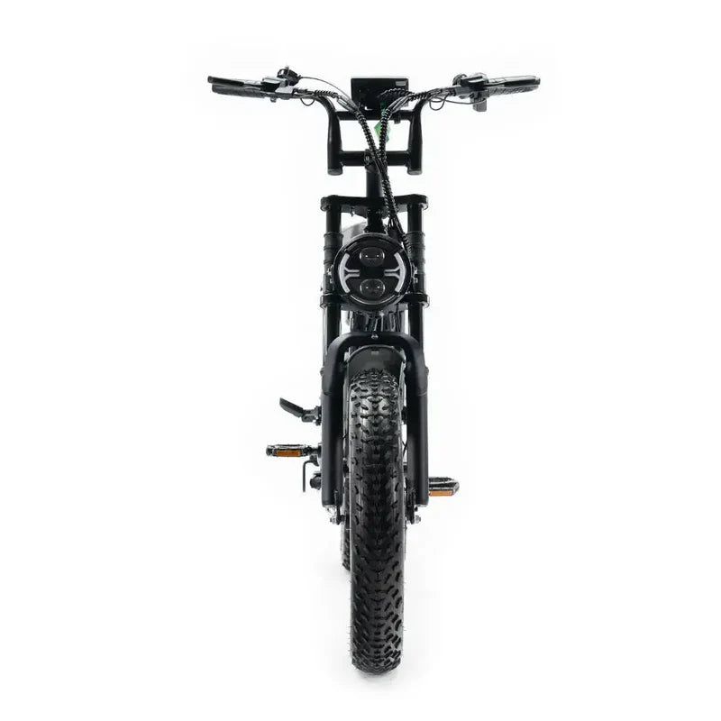 OUXI C80 MAX Fatbike – 250 W Motor, Doppelakku, bis 120 km Reichweite, Shimano 7-Gang, hydraulische Scheibenbremsen, Alarmanlage