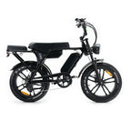 OUXI C80 MAX Fatbike – 250 W Motor, Doppelakku, bis 120 km Reichweite, Shimano 7-Gang, hydraulische Scheibenbremsen, Alarmanlage