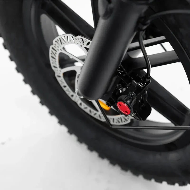 OUXI C80 Mini Fatbike – 250 W Motor, 16 Zoll, Shimano 7-Gang, Scheibenbremsen, Alarmanlage