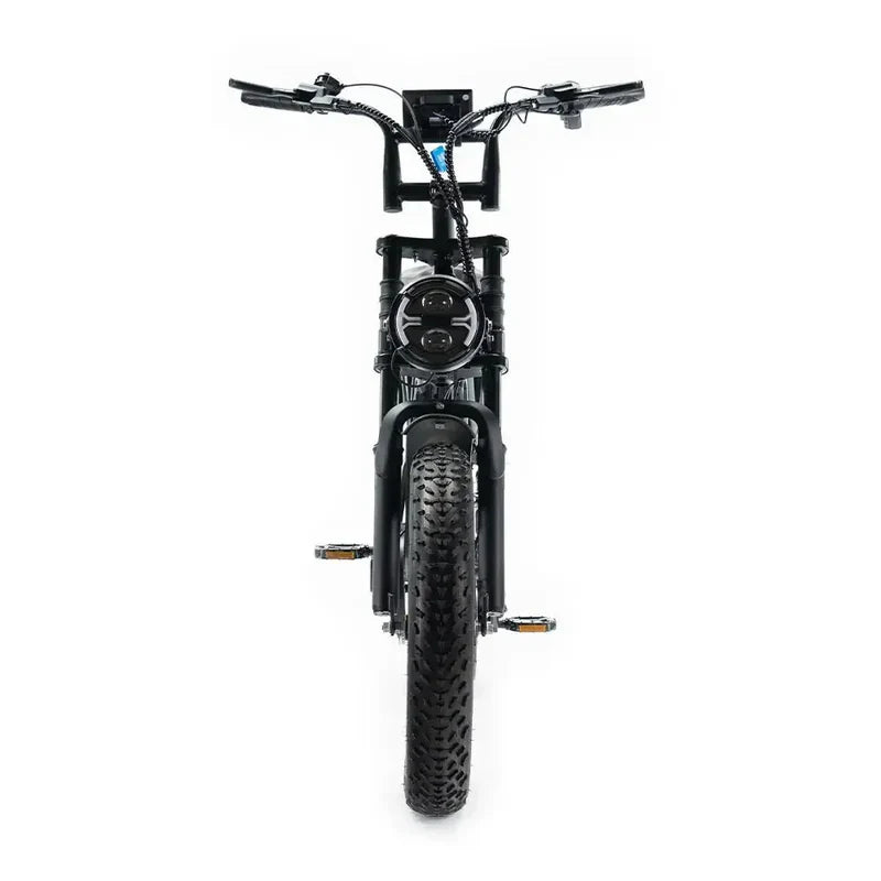 OUXI C90 Fatbike – 250 W Motor, Vollfederung, 20 Zoll, Shimano 7-Gang, hydraulische Scheibenbremsen, Alarmanlage