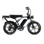 OUXI C90 Fatbike – 250 W Motor, Vollfederung, 20 Zoll, Shimano 7-Gang, hydraulische Scheibenbremsen, Alarmanlage