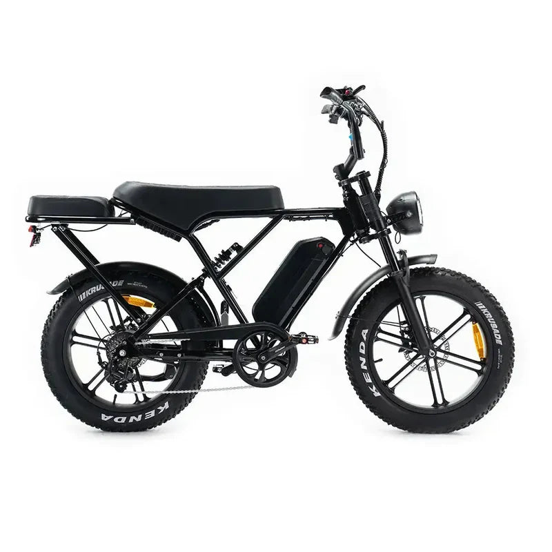 OUXI C90 Fatbike – 250 W Motor, Vollfederung, 20 Zoll, Shimano 7-Gang, hydraulische Scheibenbremsen, Alarmanlage