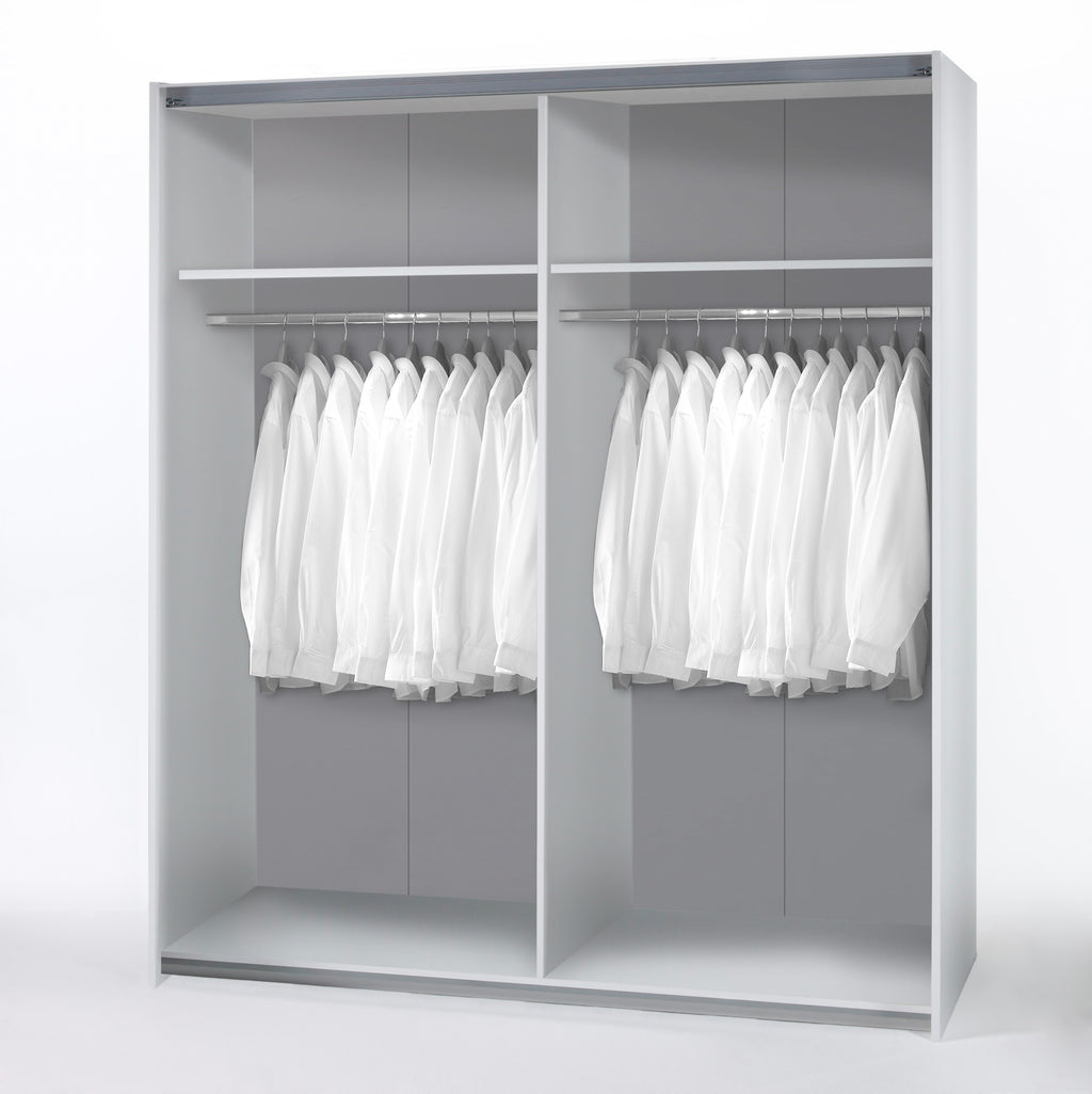 Kleiderschrank mit Schwebetüren 2 -türig