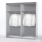 Kleiderschrank mit Schwebetüren 2 -türig
