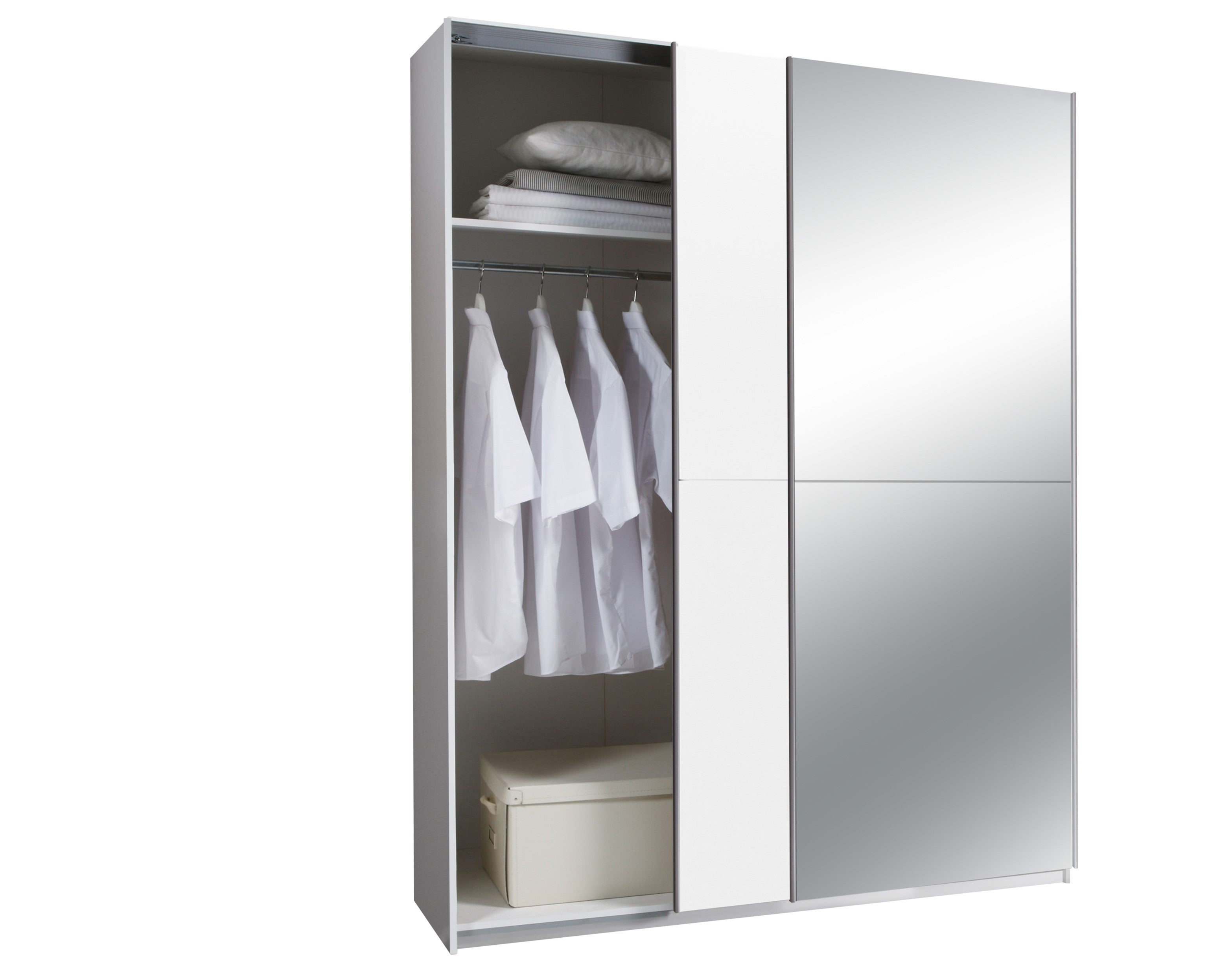Kleiderschrank mit Schwebetüren 2 -türig