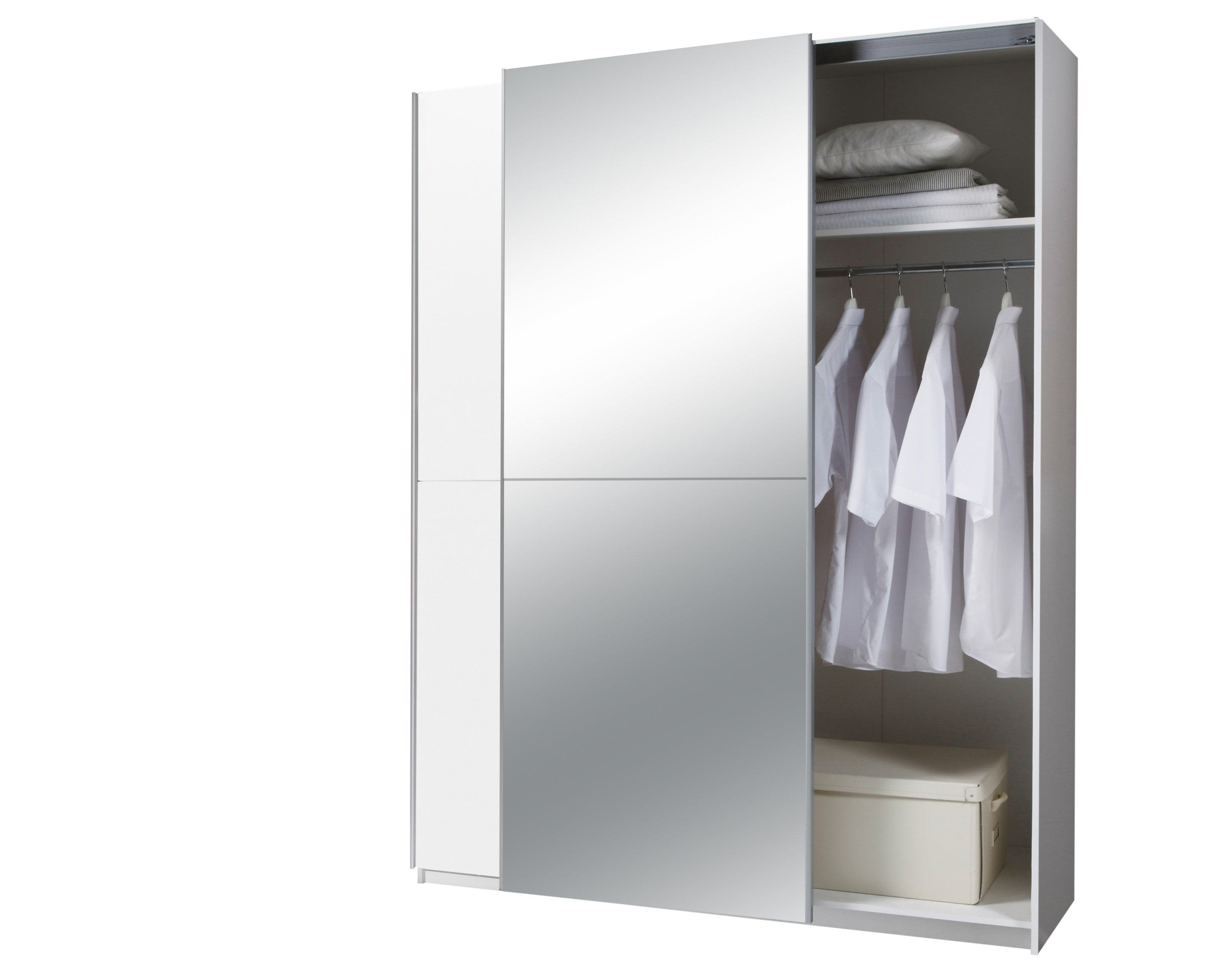Kleiderschrank mit Schwebetüren 2 -türig