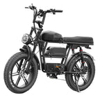 QMWheels EB30 Fatbike – Doppelakku, 250 W Motor, Vollfederung, Shimano 7-Gang, hydraulische Scheibenbremsen, bis 120 km Reichweite
