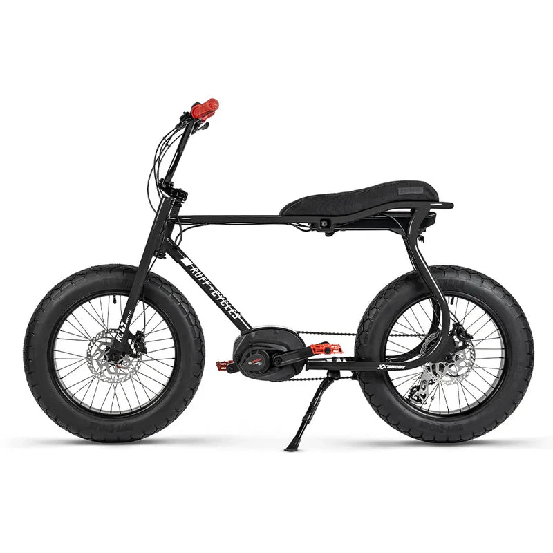 Ruff Cycles Performance Fatbike – 250 W Bosch Mittelmotor, 20 Zoll, hydraulische Scheibenbremsen, bis 100 km Reichweite