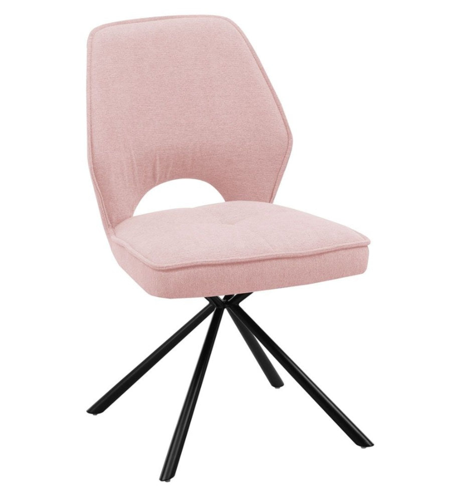 Outlet: Esszimmerstuhl drehbar Light Pink