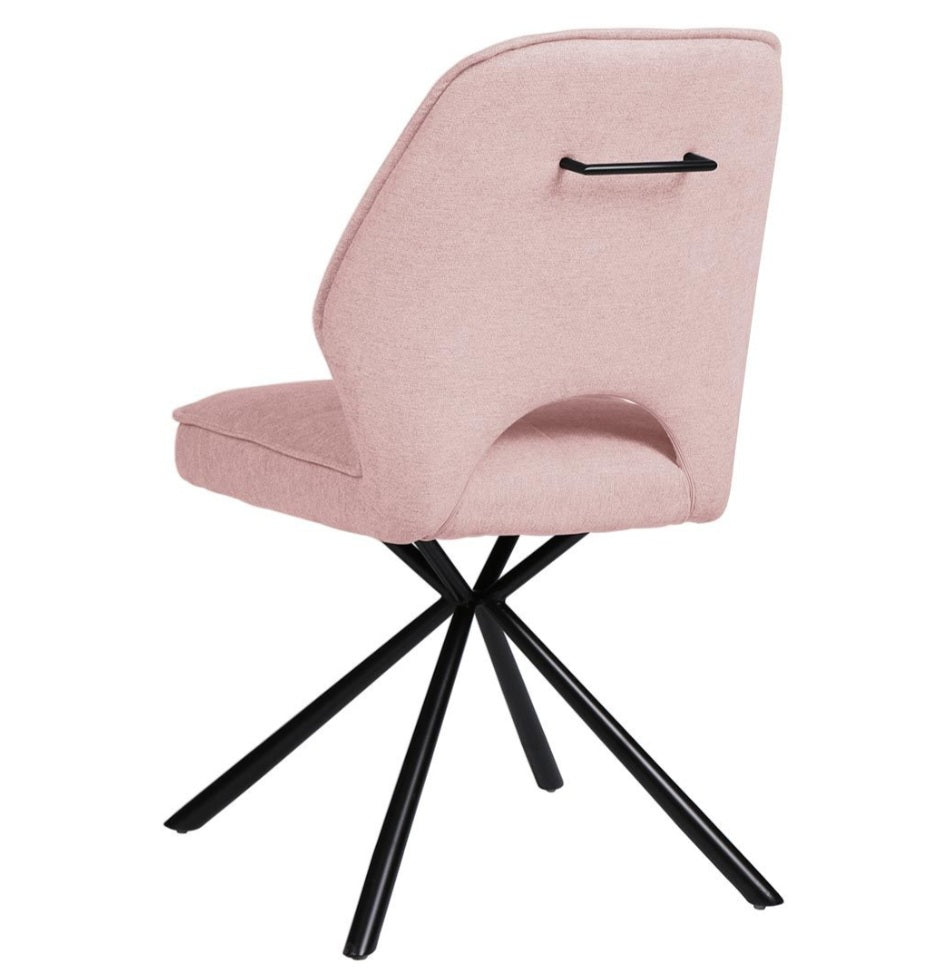 Outlet: Esszimmerstuhl drehbar Light Pink