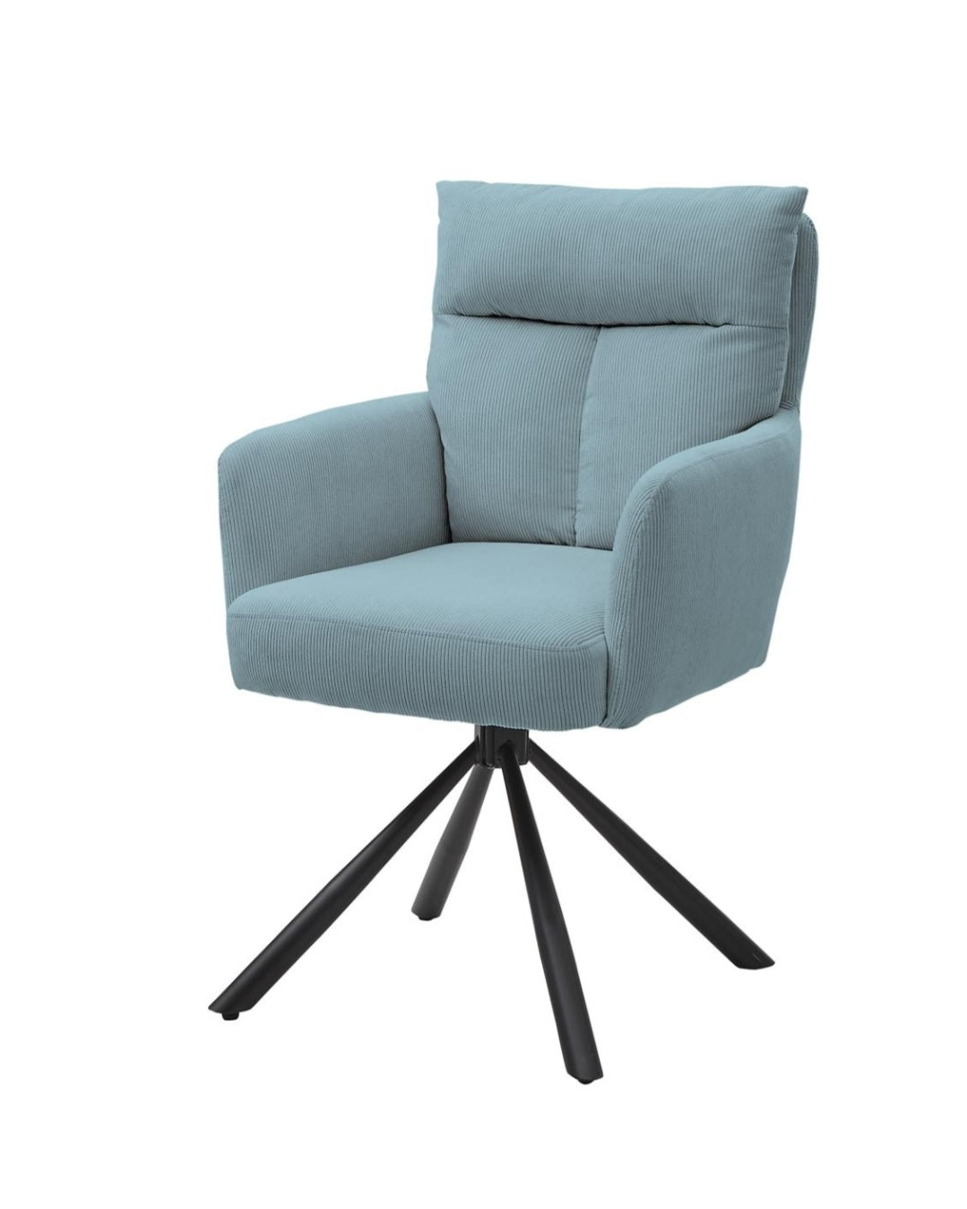 Esszimmerstuhl Cord hellblau