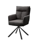 Esszimmerstuhl Cord dunkelgrau