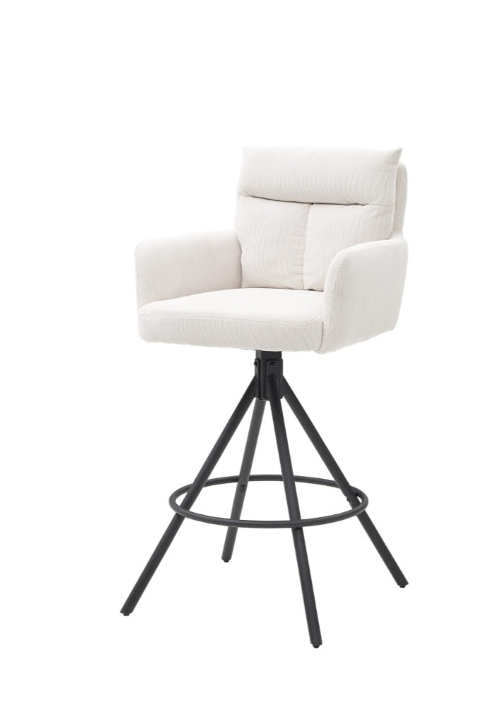 Barhocker Cordoptik hellbeige