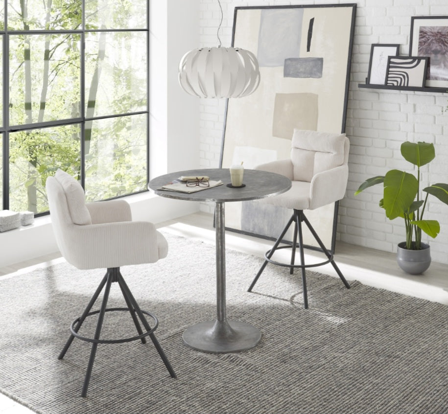 Barhocker Cordoptik hellbeige