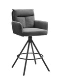 Barhocker Cord grau