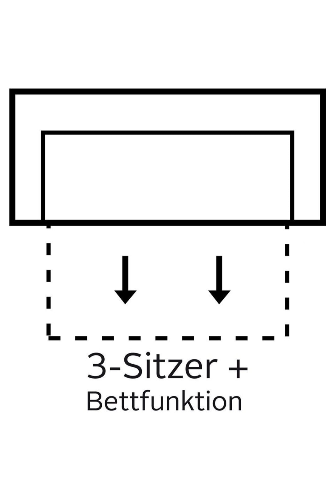 3-Sitzer Sofa