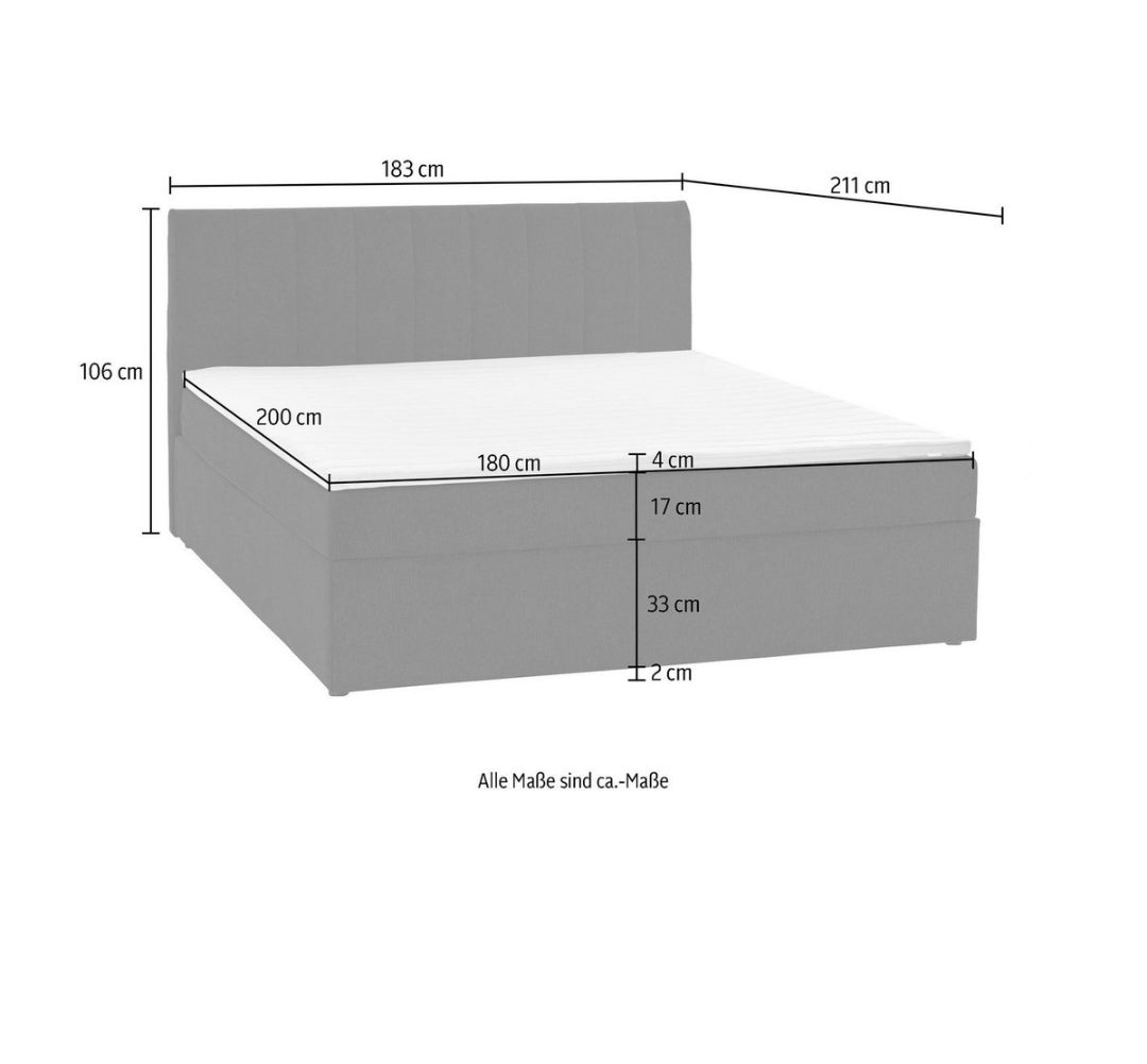 Boxbett 180 x 200 cm