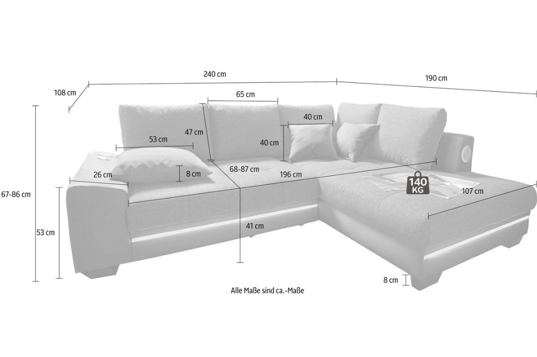 Ecksofa 2. Wahl