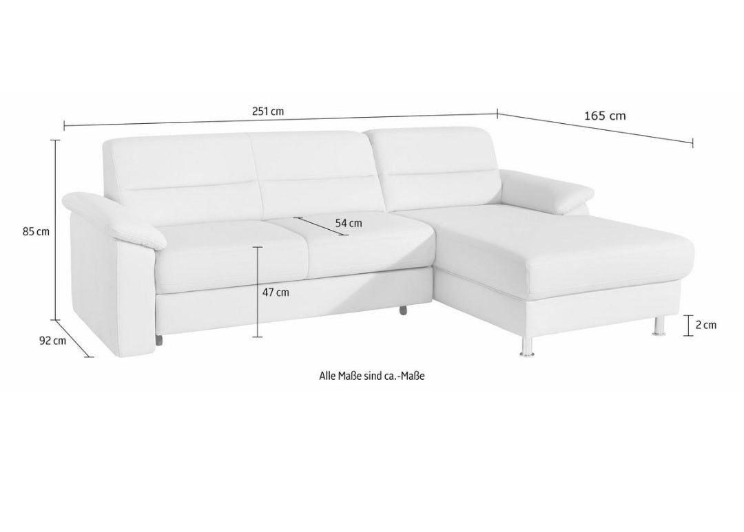 Ecksofa  mit Bettfunktion