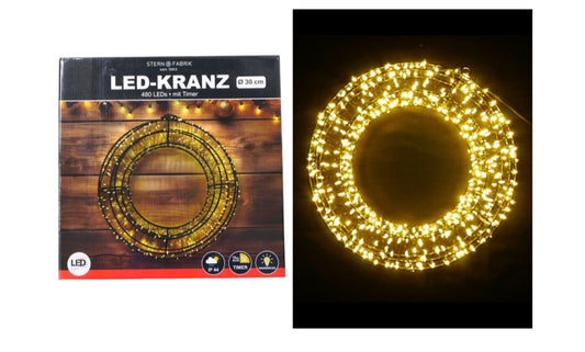 Deko LED Kranz