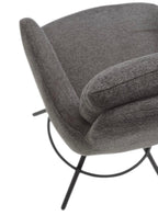 Barhocker Struktur grau