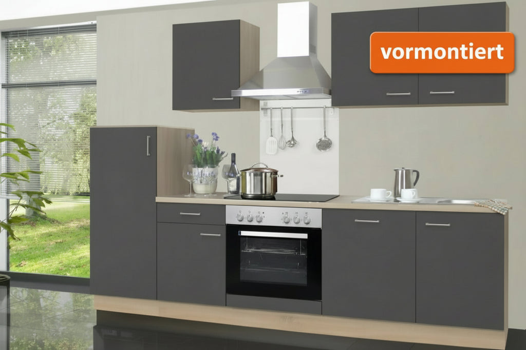 Küchenblock inkl. E-Geräte vormontiert -Vorbestellbar