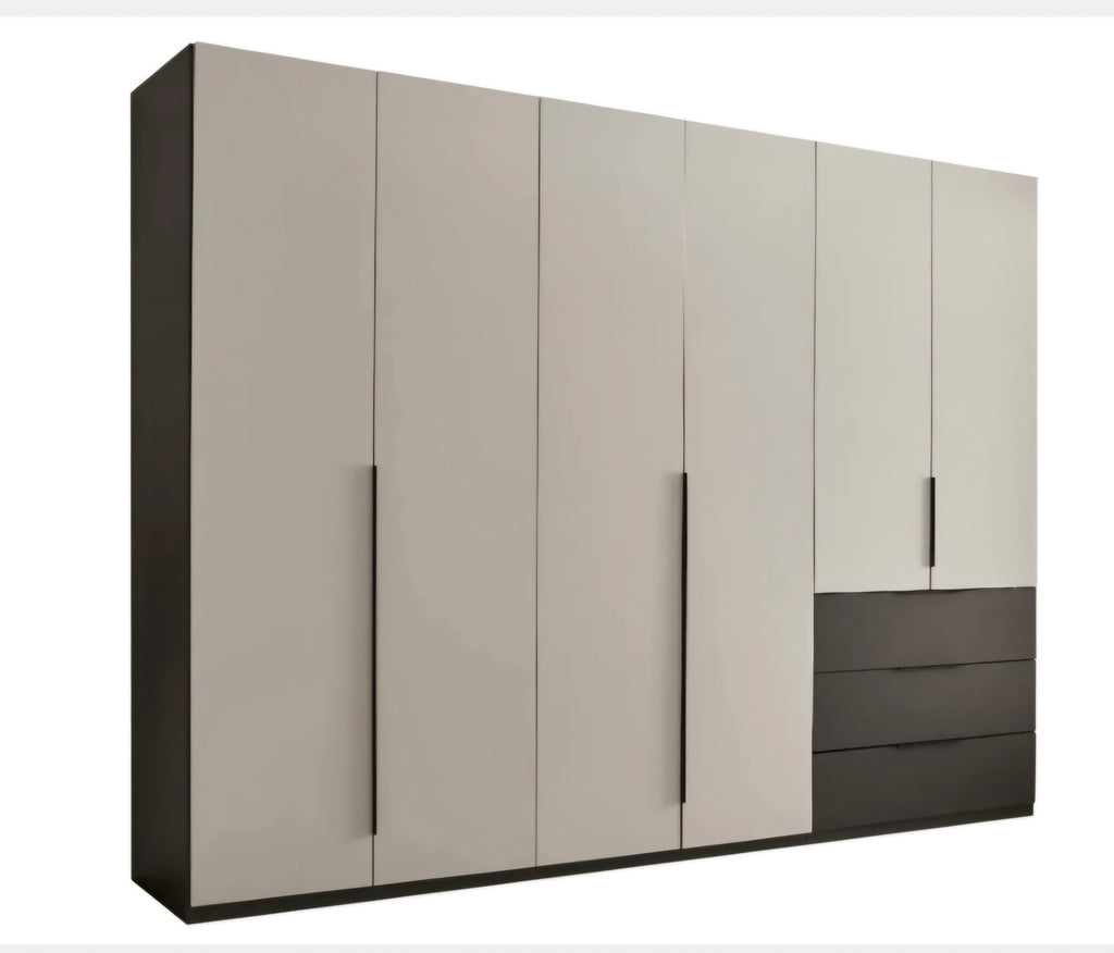 Kleiderschrank 6-türig / 2 verschiedene Farben
