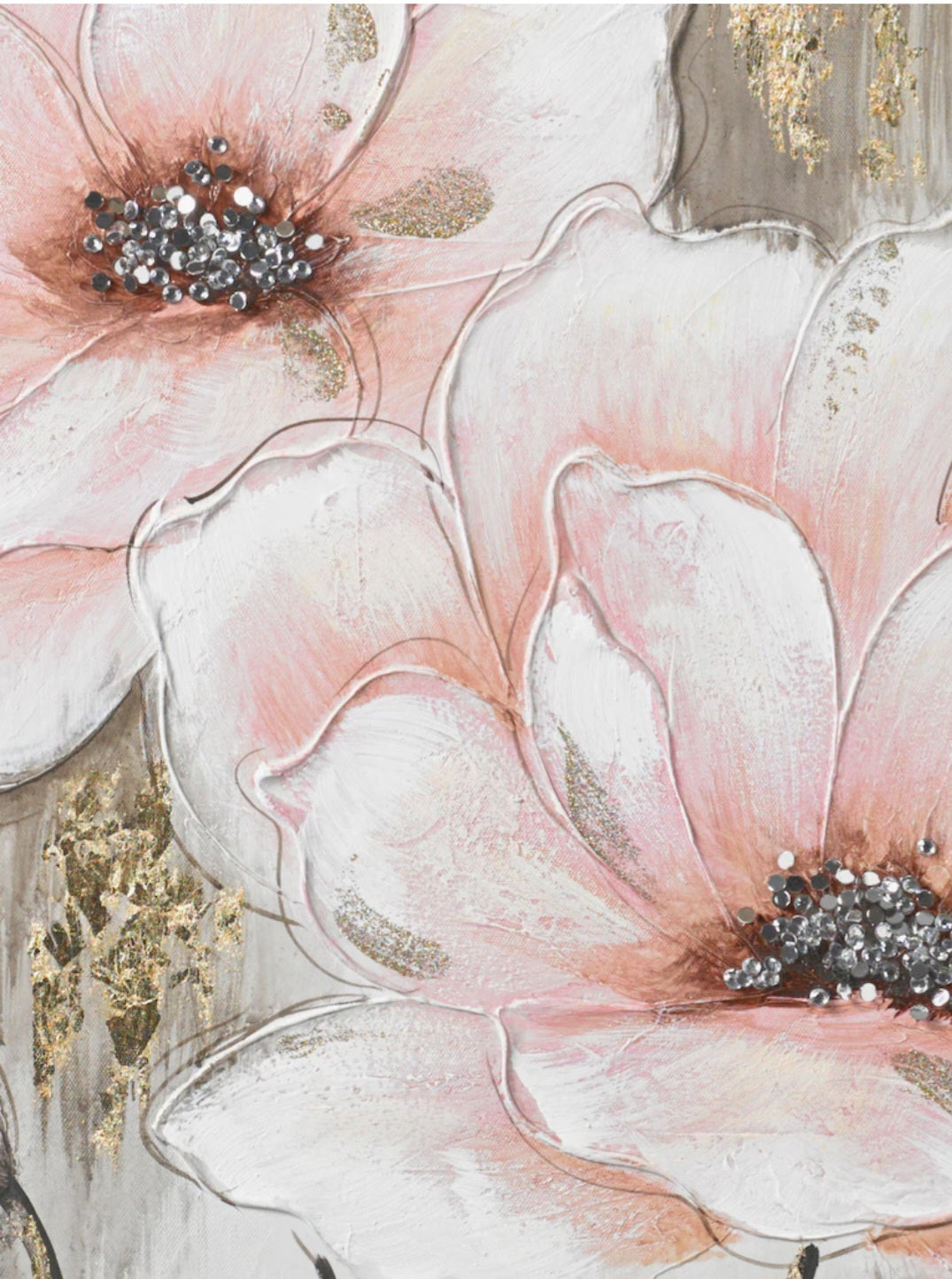 Leinwand Bild taupe-rose
