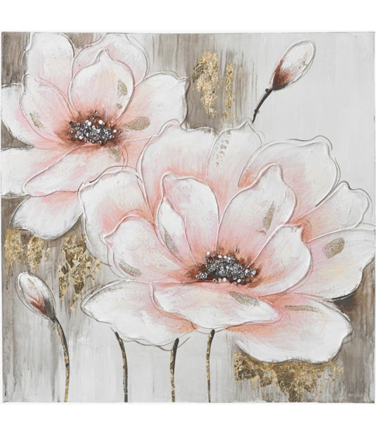 Leinwand Bild taupe-rose