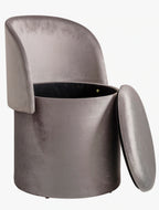Hocker mit Lehne