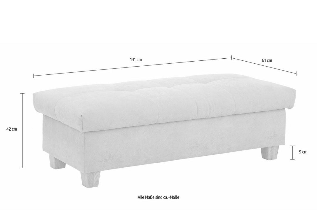Ecksofa inkl. Hocker