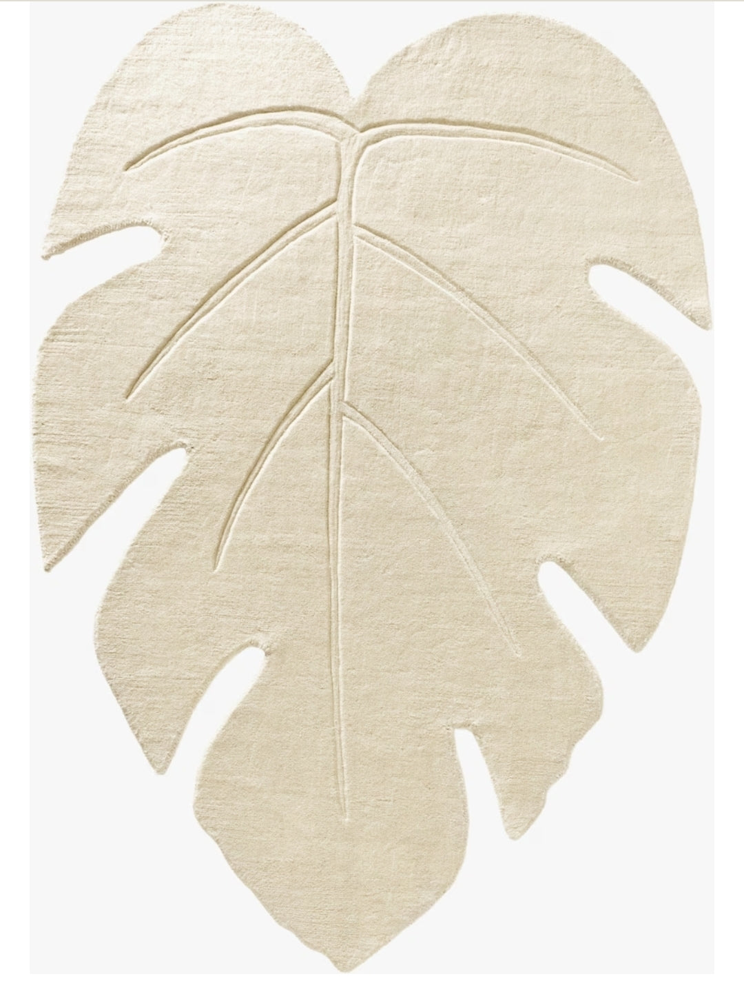 Teppich in Blattform