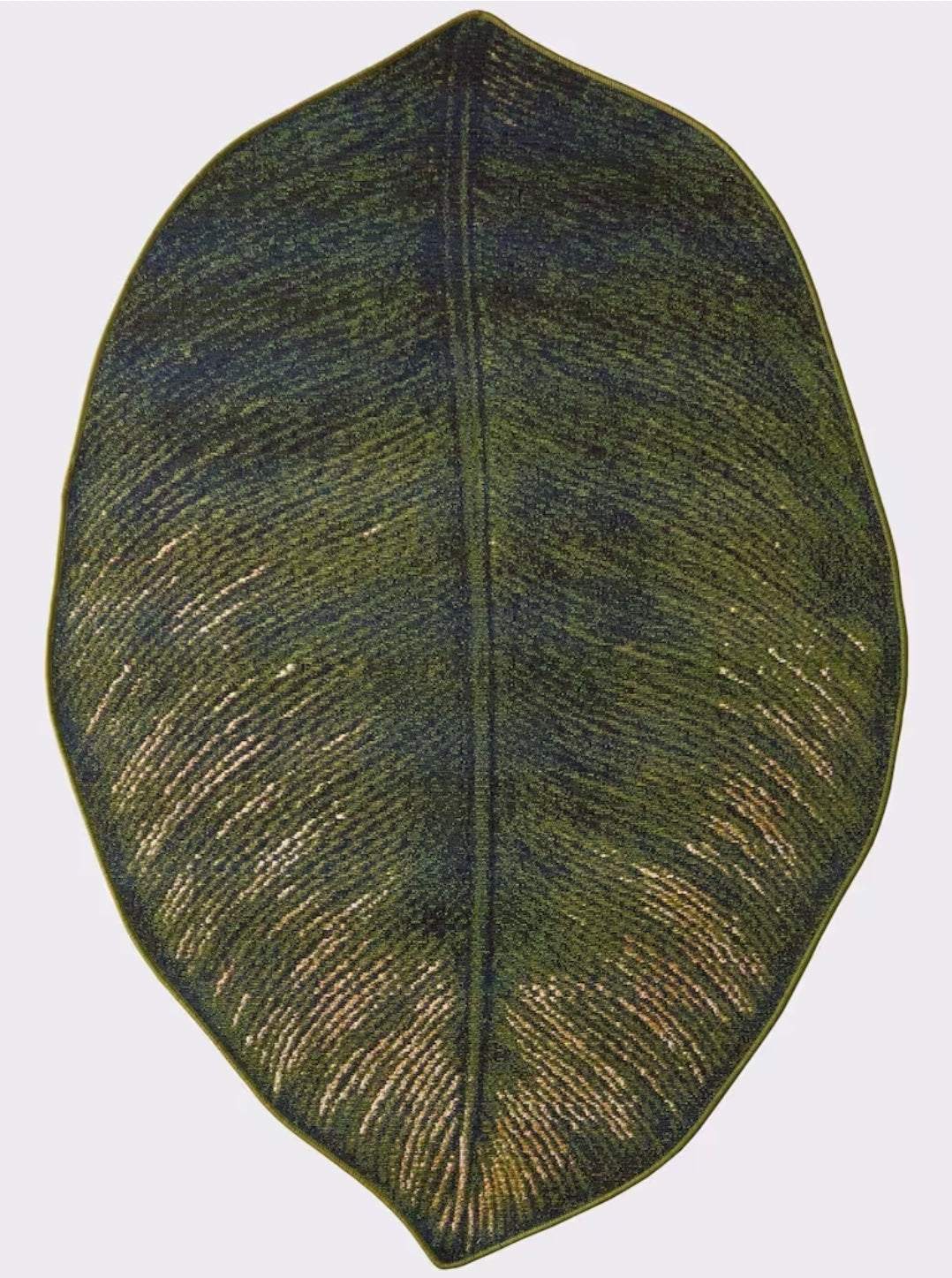 Teppich in Blattform