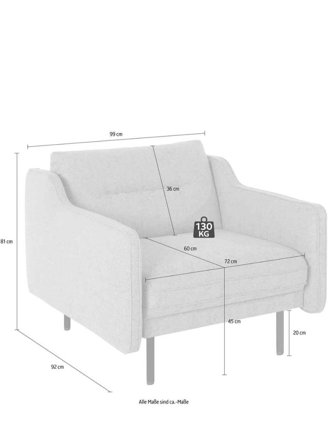 Sessel mit Hocker  Design by Morten Georgsen