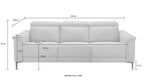 Sofa 3 Sitzer mit Relaxfunktion
