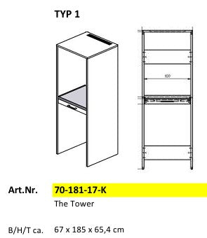 Washtower-Schrank