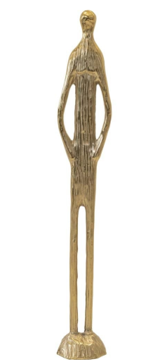Skulptur Mann gold