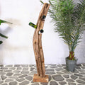 Teak Weinregal