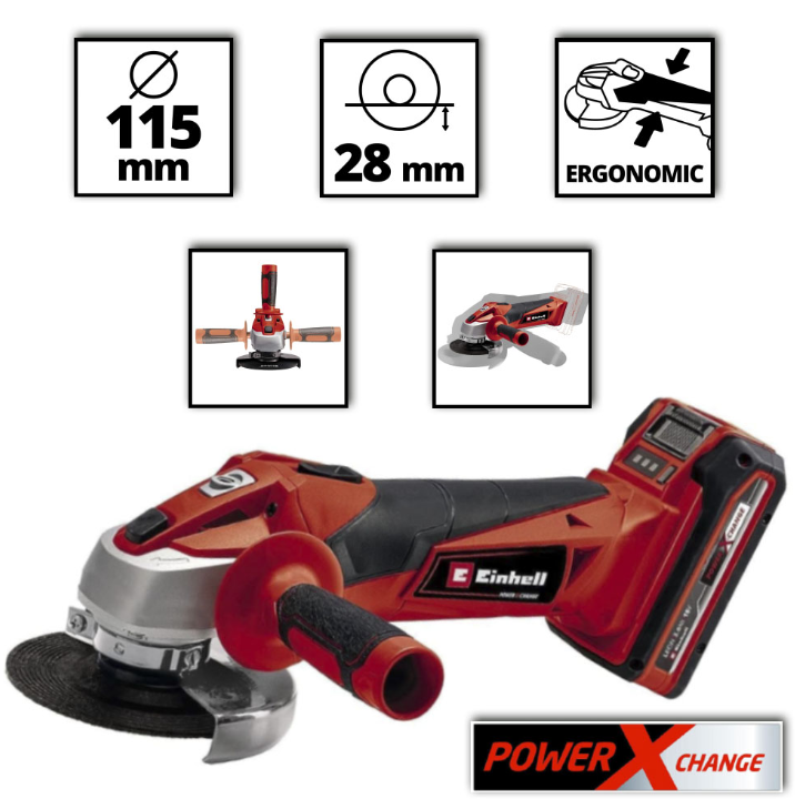 Einhell 4257238 TC-TK 18 Li Kit Maschinen-Set