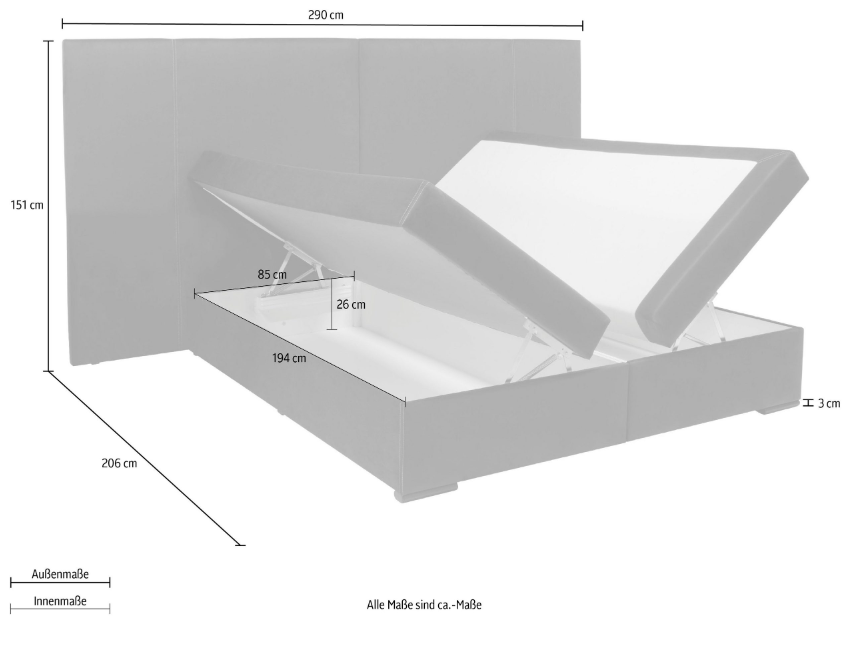 Boxbett BIG 180 x 200