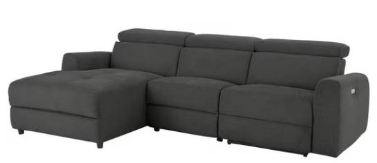 Ecksofa mit elektrischer Relaxfunktion