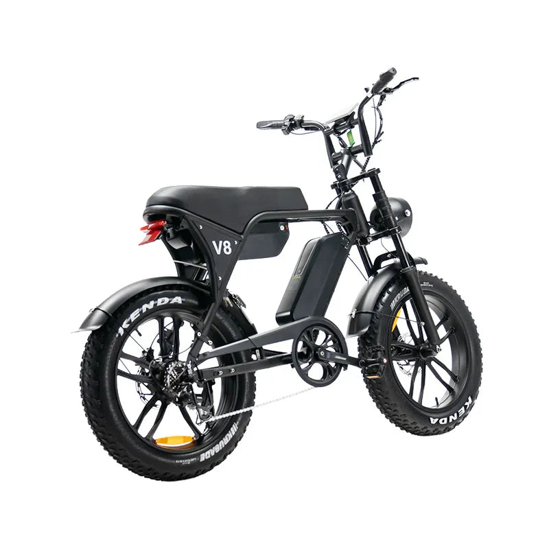 OUXI V8 Max Fatbike – 250 W Motor, 20 Zoll, 7-Gang Shimano, hydraulische Scheibenbremsen, Alarmanlage