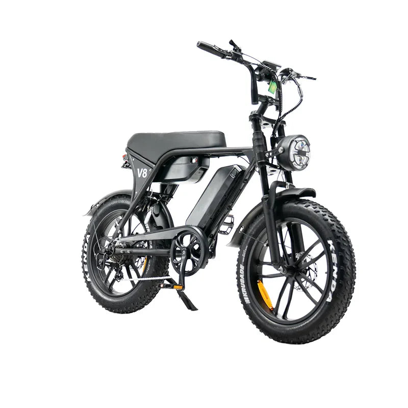 OUXI V8 Max Fatbike – 250 W Motor, 20 Zoll, 7-Gang Shimano, hydraulische Scheibenbremsen, Alarmanlage