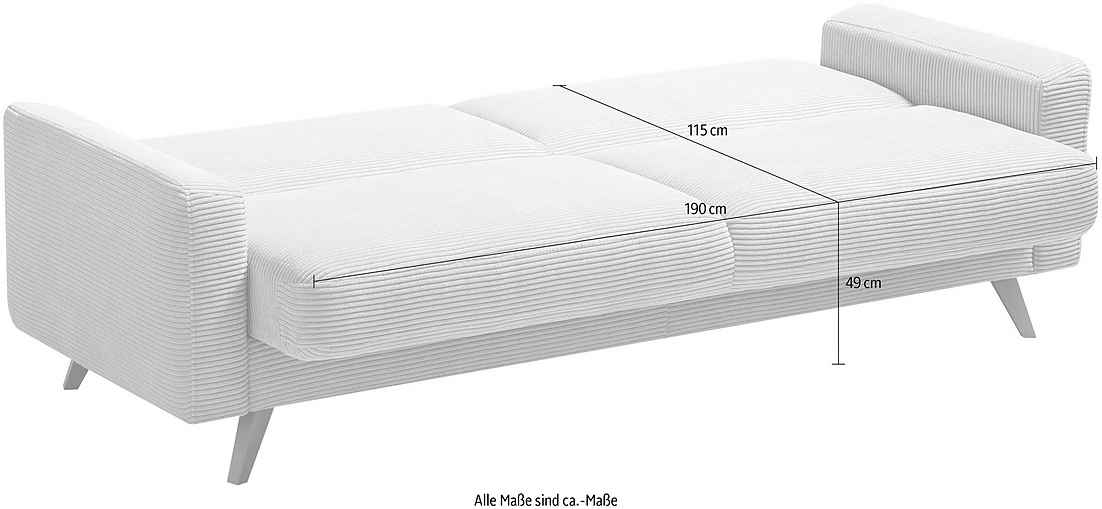 3-Sitzer / Schlafsofa Samso