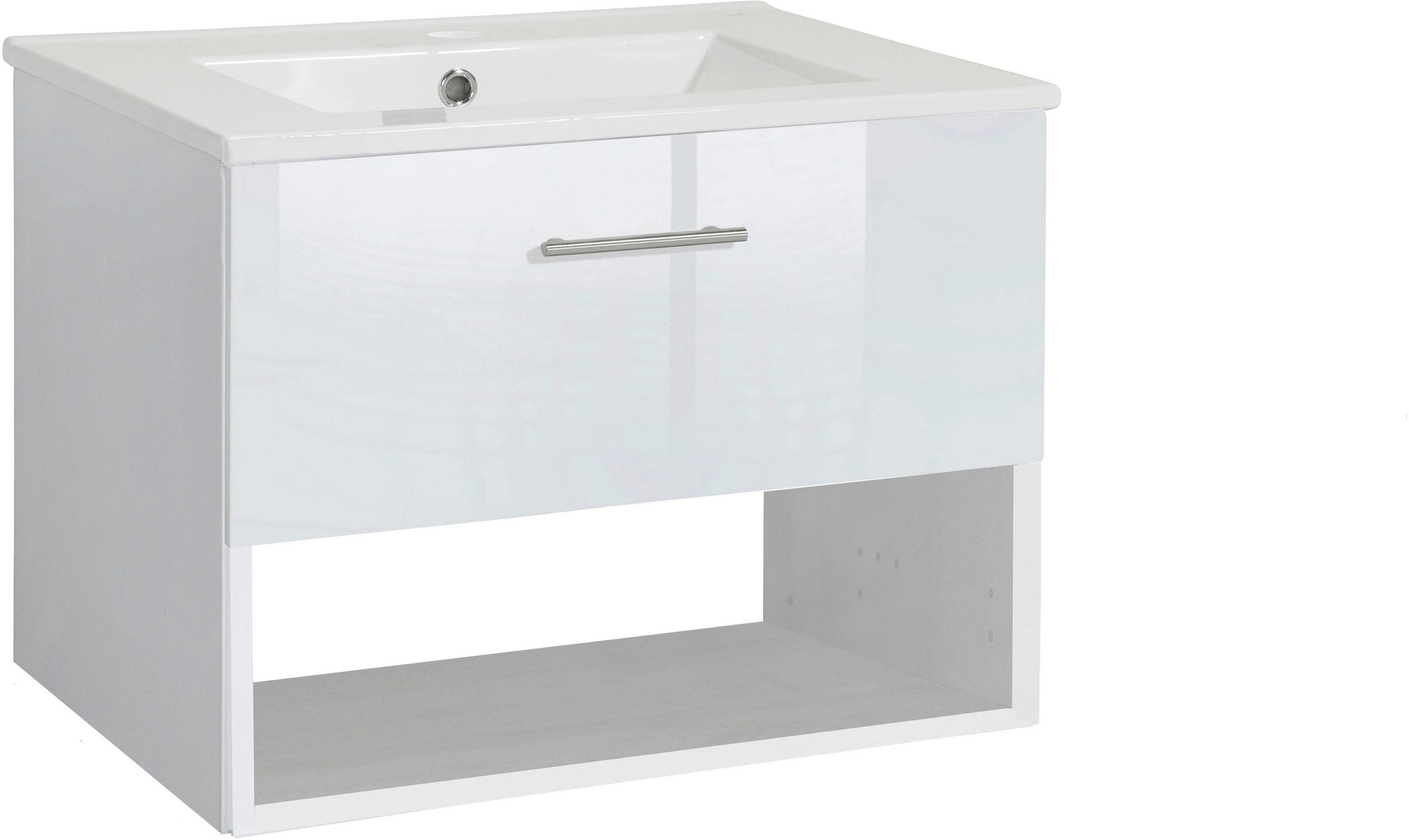 Waschbeckenunterschrank Trento Light Hochglanz mini